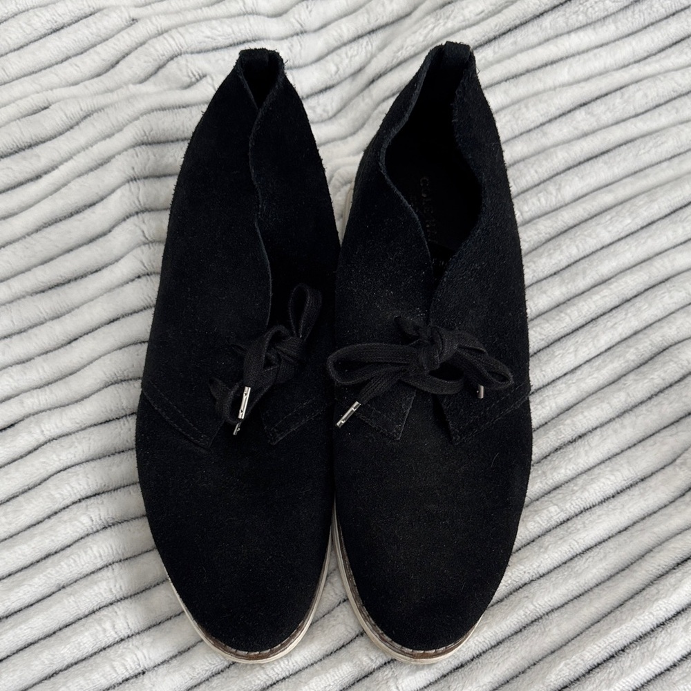 Cole Haan Black Suede Footwear